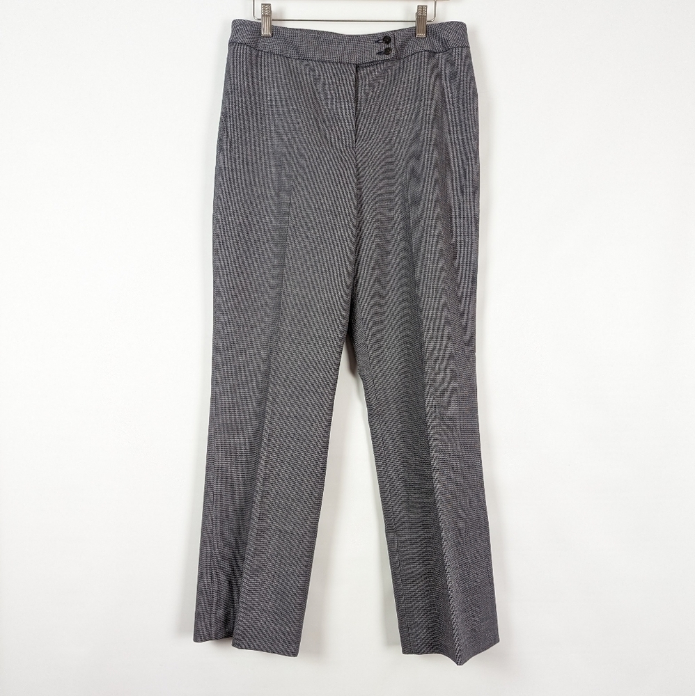 Pendleton Savvy Stretch Wool Dress Pants Slacks 10 Navy Blue Gray Straight Leg - Picture 12 of 12